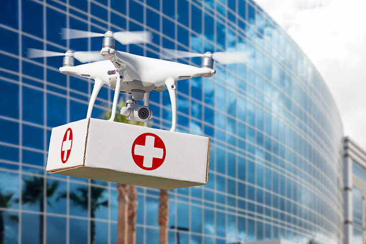 Como os drones contribuem com a medicina?