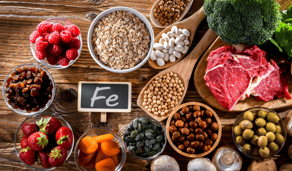 alimentos ricos em ferro